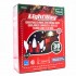 LightWay LED String Lights C9 Swirl 30 Red / Pure White 19.3 ft.