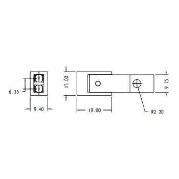 Porcelain Lampholder G6.35 With 6 in. 18AWG Wire