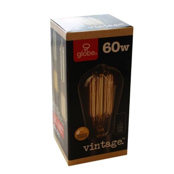 Globe Dimmable Incandescent Bulb ST Filament Style - 120 V - 60 W - E26 - 2700 K