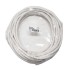 PureVolt Câble de fils multibrins - 3C/14 AWG - SJT - FT2 - Blanc - 10 m