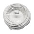 PureVolt Câble de fils multibrins - 3C/14 AWG - SJT - FT2 - Blanc - 15 m