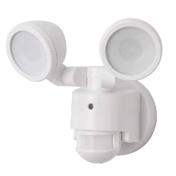 Outdoor Motion LED Security Light - Double Head - 17W - 5300K