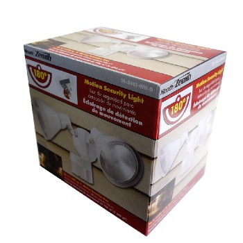 Outdoor Motion Sensor Halogen Security Light - Double Head - 300 W - White