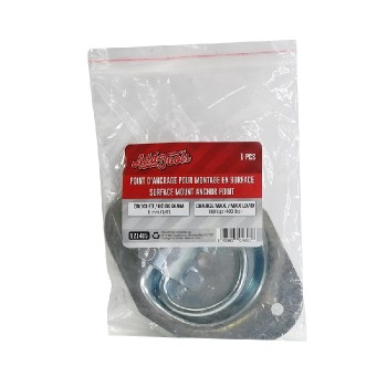 AddTools Point d'ancrage pour montage en surface - Diamètre de l'anneau 6 mm - Capacité 400 lbs