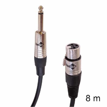 RedLink Câble XLR femelle à 6.3 mm mono mâle - 8 m