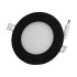 Ultra Slim Adjustable Dimmable Recessed LED Light with LED Driver - Black - 4 in. - 120 V - 10 W - 2700 K