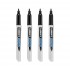 Hart Fine Tip Permanent Marker - Black - 4-Pack