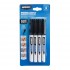 Hart Fine Tip Permanent Marker - Black - 4-Pack