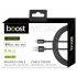 Boost Câble double tressé USB vers Lightning de 6,6 pieds - Noir
