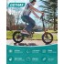 Gotrax EBE1 Vélo électrique pliable de 40,6 cm pour adulte, moteur de 350W 25 km/h