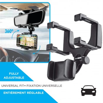 eLink Universal Car Rear View Mirror Mount Phone Holder