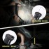 LED Rechargeable Flashlight Work Light  with Magnetic Base 180° Rotate 7 Modes 3 Colors Light