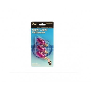 Luminus Night Light Bulbs 7 Watt Purple - Pack of 4