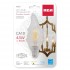 CA Dimmable LED filament candelabra bulb CA10/ 4.5W