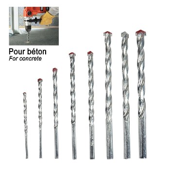 AddTools Concrete Drill Bit Set - 8 Pieces