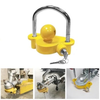 AddTools Heavy Duty Universal Trailer Hitch Lock - 2 Keys