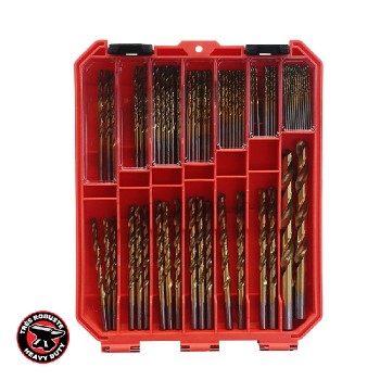 AddTools SAE HSS Drill Bit Set for Metal and Wood - 108 Pieces