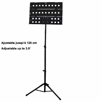 Ason Audio Lutrin professionnel portable et ajustable - 120 cm