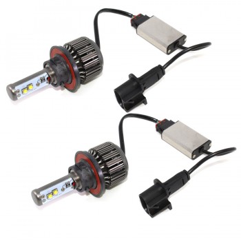 Ampoules DEL pour véhicules 40W 6000K 2000 lumens - Paquet de 2