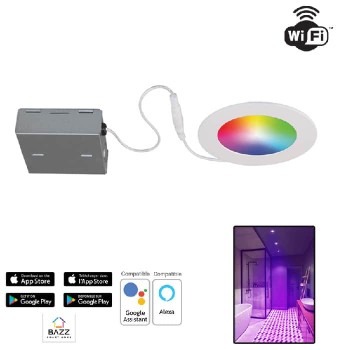 Bazz 4 in. Smart Wi-Fi LED Recessed Light - Round - RGB and Adjustable CCT