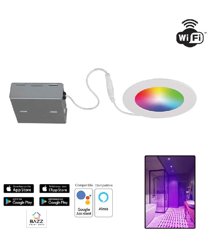 Bazz 4 in. Smart Wi-Fi LED Recessed Light - Round - RGB and Adjustable CCT