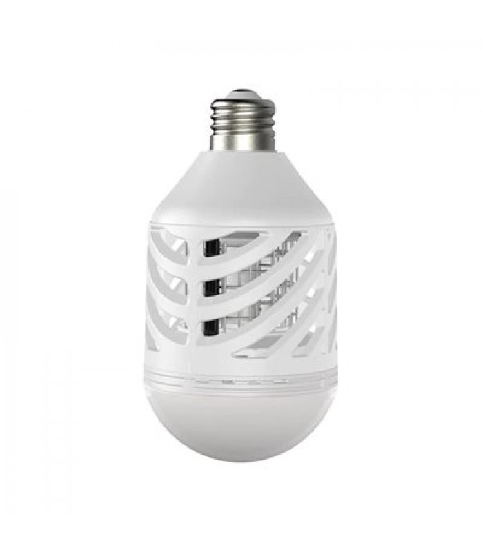 Bulb Zapper Lampe anti-insectes 2 en 1 LED électronique pour intérieur et extérieur