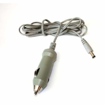 Prise allume-cigarette avec fiche 2.1 mm centre positif - 12V CC - 2 A - Gris