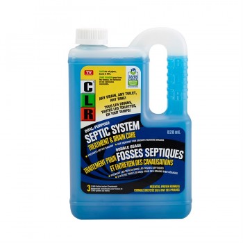 CLR Traitement des systèmes septiques et soin des drains 828 ml
