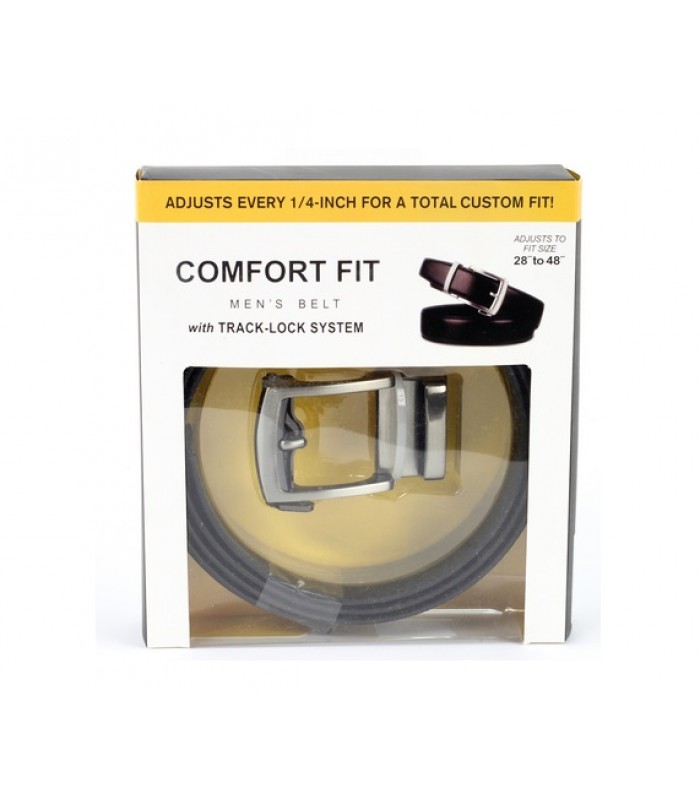 COMFORT FIT TRACK BELT ONE SIZE BLACK