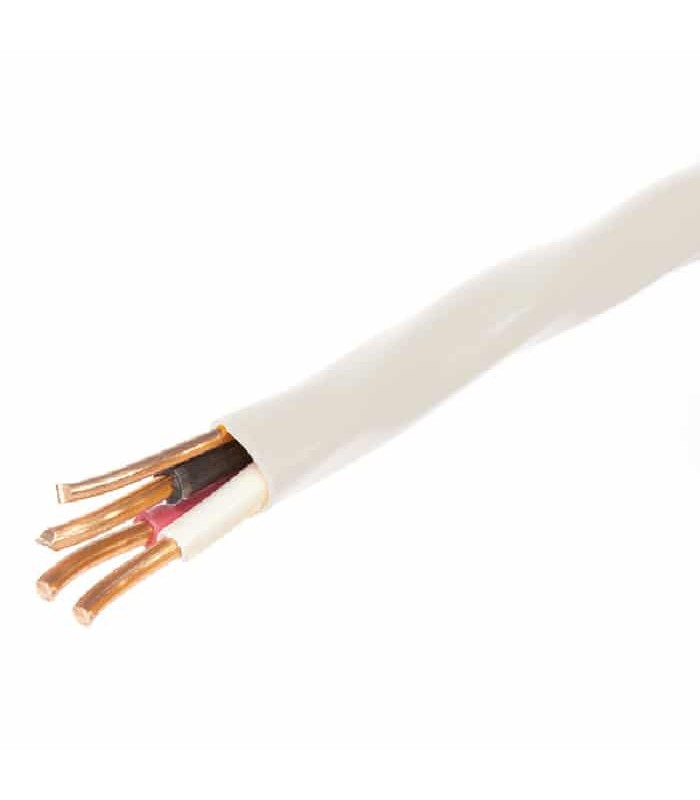 Construction Electrical Wire - 14/3 - NMD90 - White - 10 m