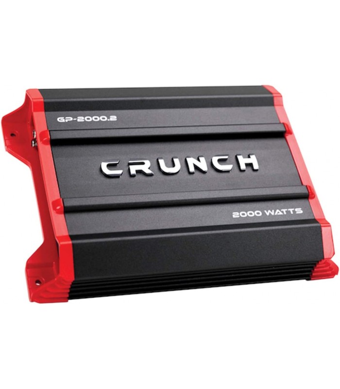 Crunch GP-2000.2 Ground Pounder 2000 Watt 2-Channel Car Audio Amplifier