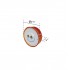 Uni-Bond LED2500-6A - Feux de gabarit rond 2.5 po. DEL Ambre - 6 diode