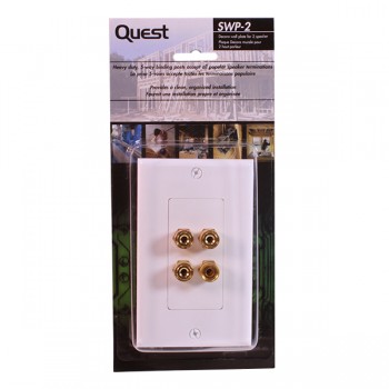 Plaque DECORA murale pour 2 haut-parleurs