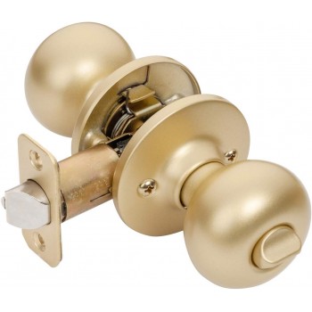 Dorex Fargo Privacy Ball Knob - Polished Brass
