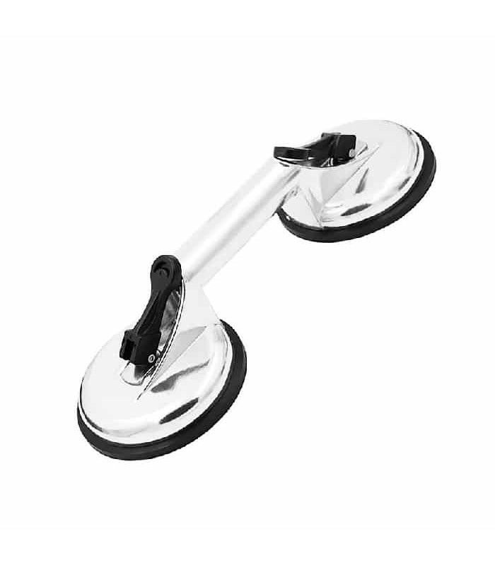 Double-Handled Suction Cup for Glass - Aluminum - Lifting Capacity 220 lbs