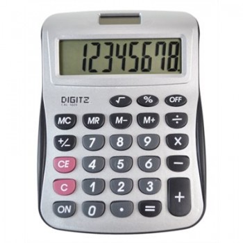 Calculatrice alimentation double grand écran