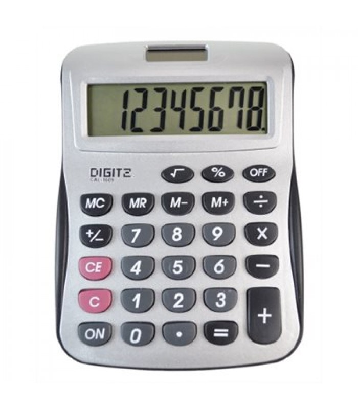 Calculatrice alimentation double grand écran