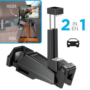 eLink Rear Seat 2 in 1 foldable mobile phone holder