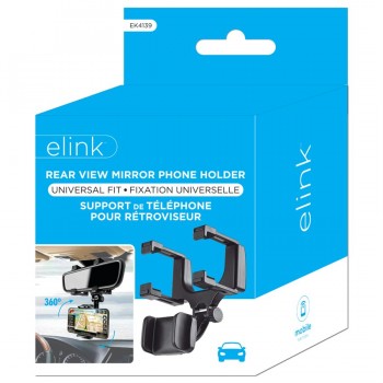 eLink Universal Car Rear View Mirror Mount Phone Holder