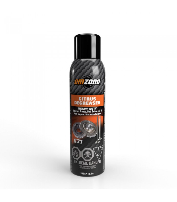 Emzone 45031 - Dégraissant Ultra-Puissant à base d'agrumes en spray 390 g