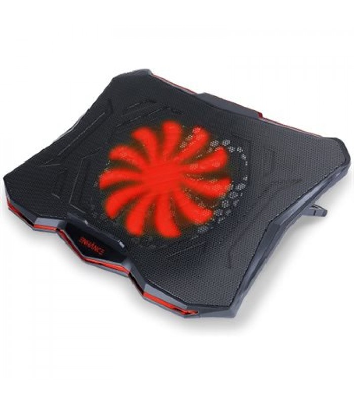 Enhance Cryogen 5 Laptop Cooling Stand LED - Red