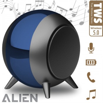 Escape Bluetooth Haut-parleur sans fil métallique TWS avec microphone, 5W