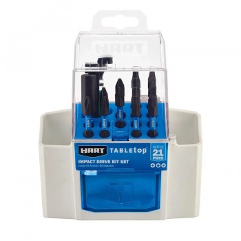 Hart  Bit Set with Plastic Case - 21 pieces
