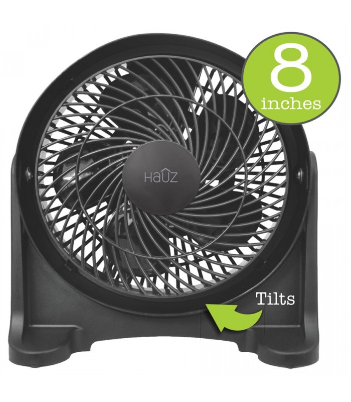 Hauz Ventilateur turbo électrique à grande vitesse – 8 po.