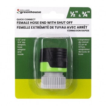 Holland Greenhouse Extrémité de tuyau femelle avec arrêt