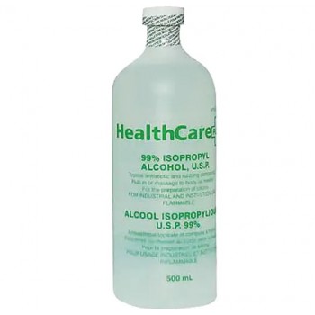 Isopropyl Rubbing Alcohol, Liquid, Antiseptic 500 ml 99%