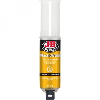 J-B Weld PlasticWeld 50132CAN Seringue époxy à fixation rapide - 25 ml