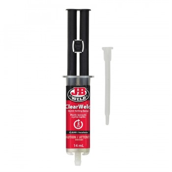 J-B Weld ClearWeld Quick-Setting Epoxy Syringe 14 ml