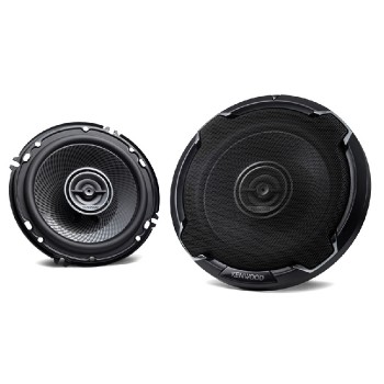 Kenwood Haut-parleur encastrable de 6.5 po. pour véhicule - 3 voies - 100 W - Noir - Paire