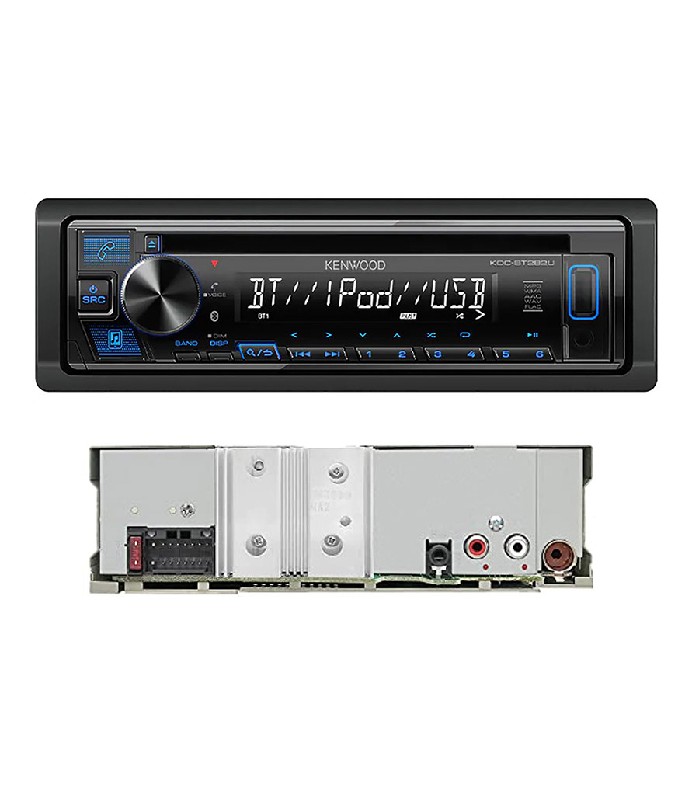 Kenwood Récepteur multimédia numérique DIN pour véhicule - Bluetooth/CD/USB/AUX/AM/FM